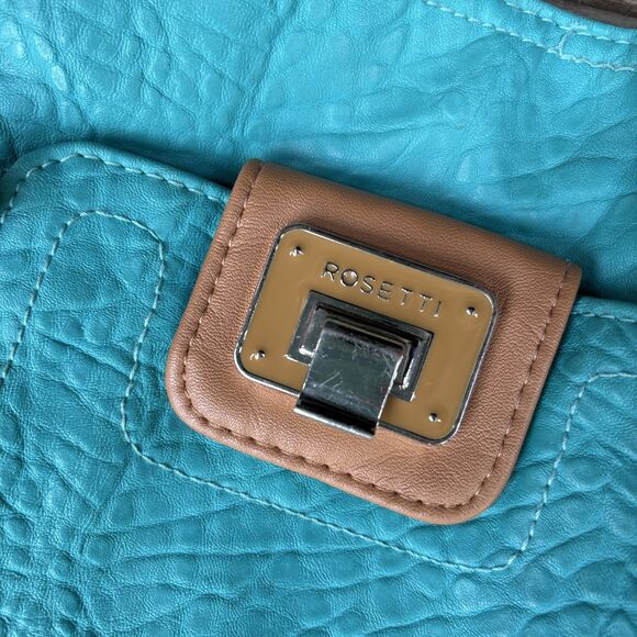 Rosetti Crossbody Pebble Teal With Tan - Picture 3 of 9